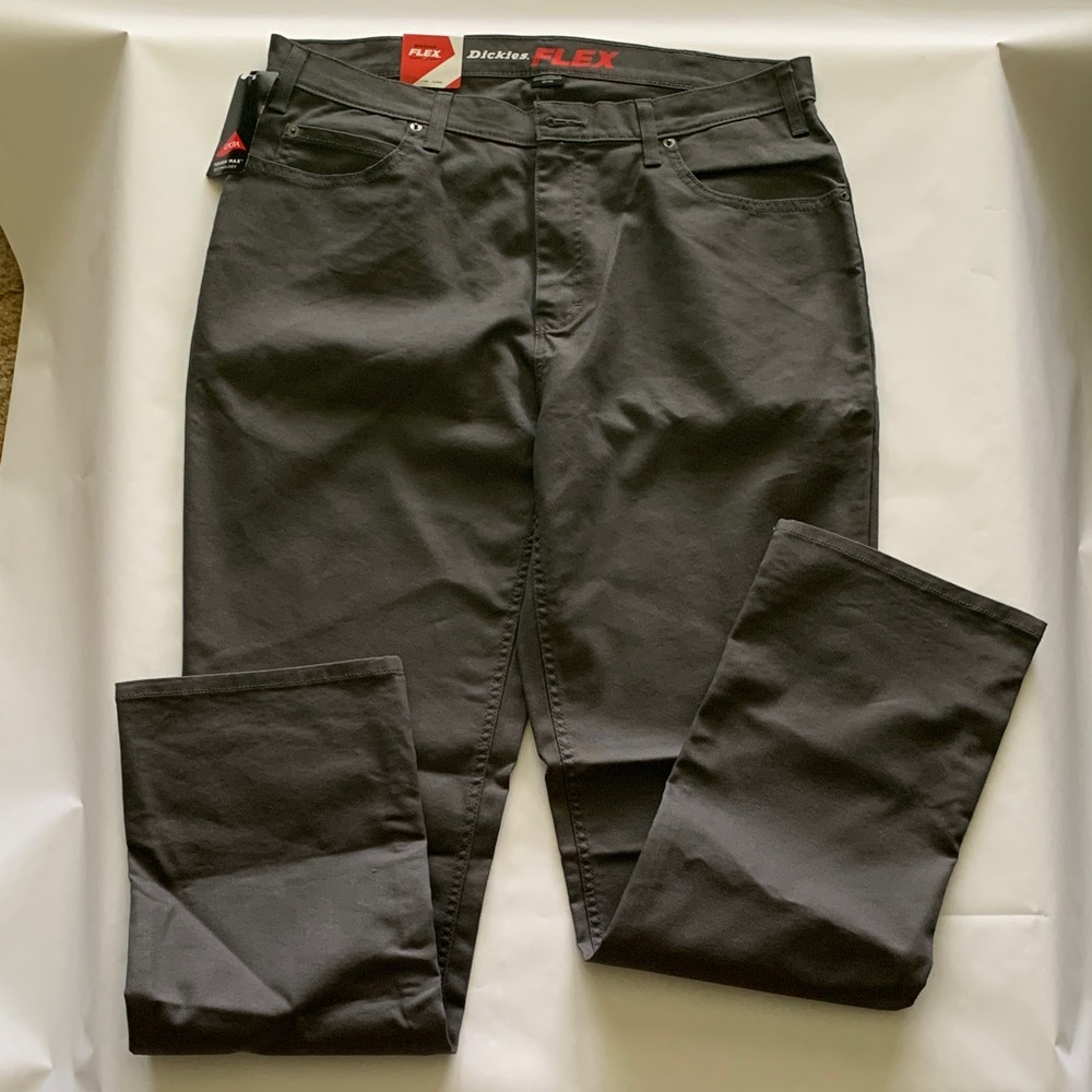 Dickies Men's Dark Gray Relaxed Jeans (270)
